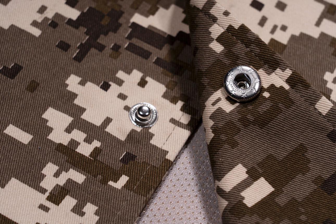 EBB - Signature Cotton Drill Button Up - Brown Camo