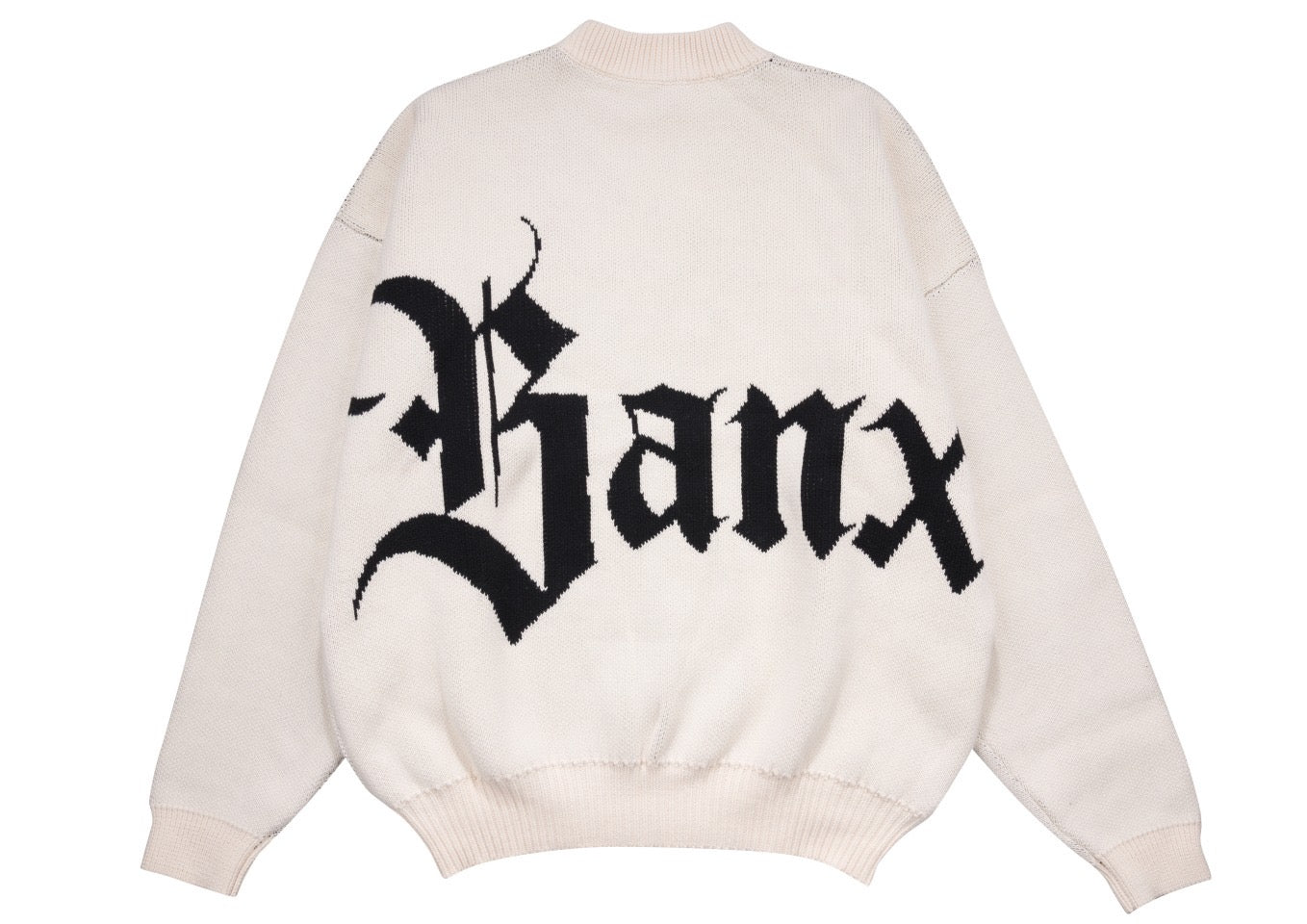 TEXTURA Oversized Knitwear v2 - Bone White