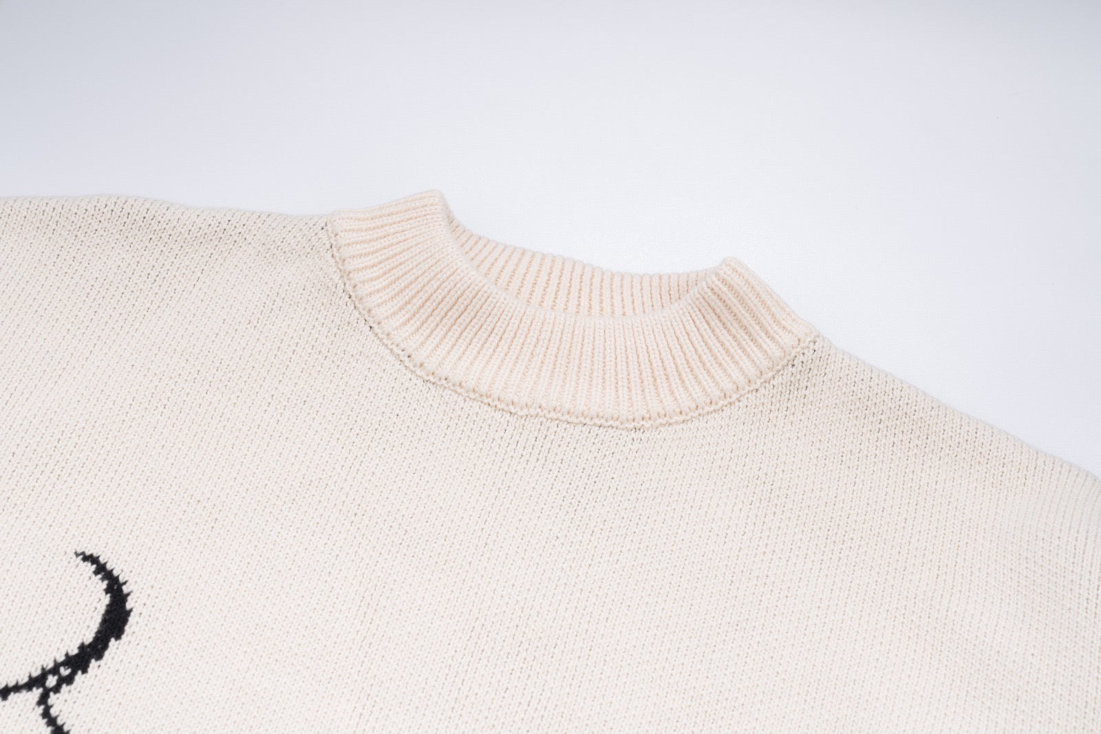 TEXTURA Oversized Knitwear v2 - Bone White