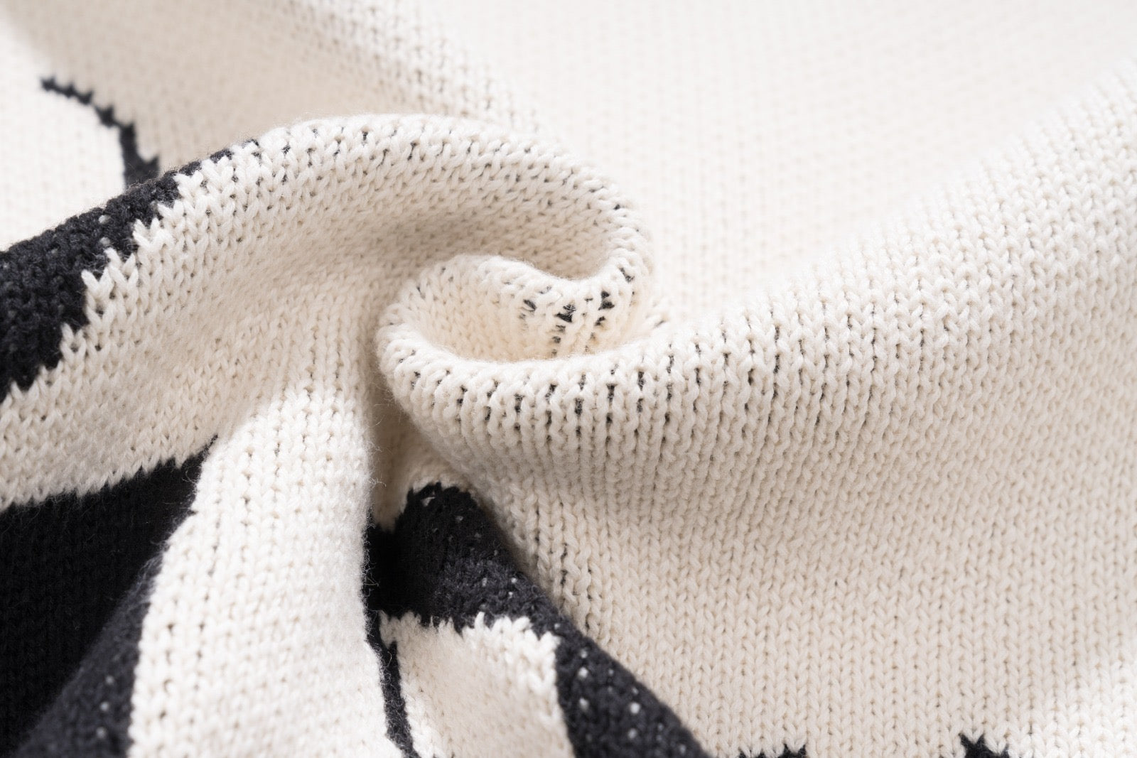 TEXTURA Oversized Knitwear v2 - Bone White