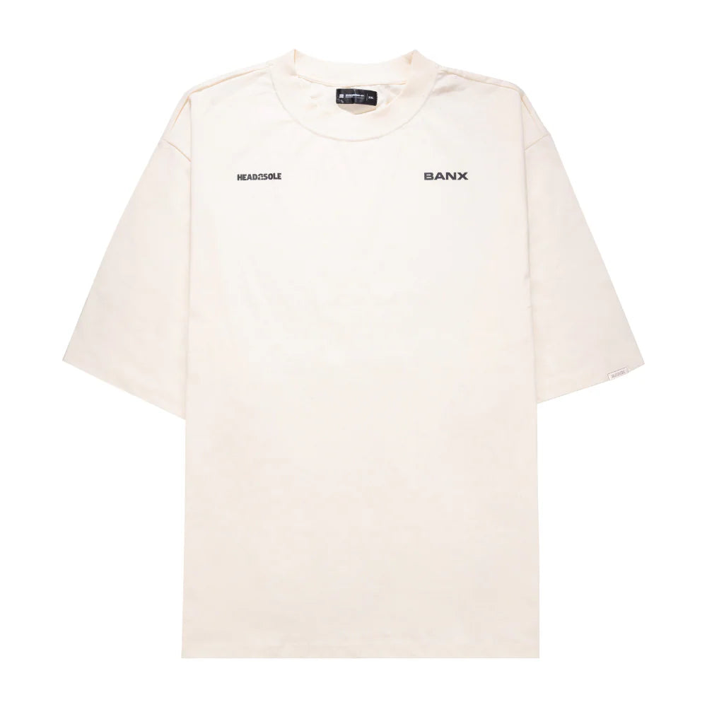 H2S x BANX - Bone White Oversized Shirt / Stone Washed Blue Jeans - Bundle