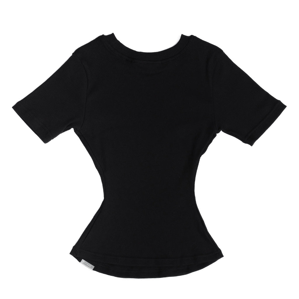 EBB - Ribbed Baby Tee - Black