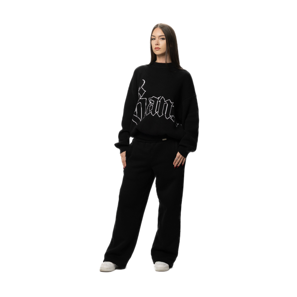 TEXTURA Oversized Knitwear v2 - Black