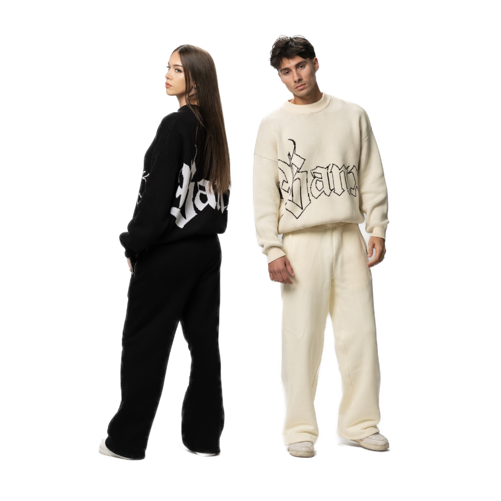 TEXTURA Oversized Knitwear v2 - Black