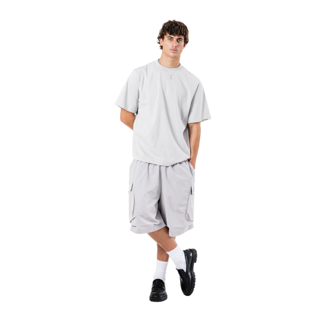 EBB - Signature Blank O/Sized Shirt - Grey