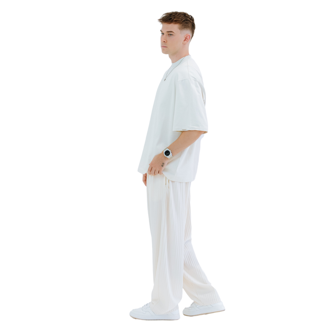 EBB - Signature Blank O/Size Shirt - Bone White