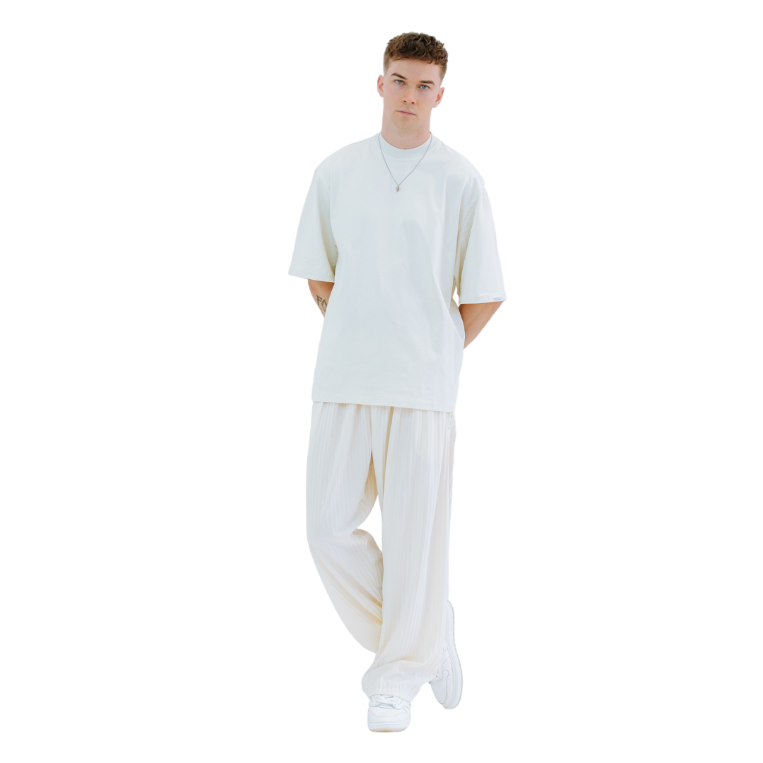 EBB - Signature Blank O/Size Shirt - Bone White