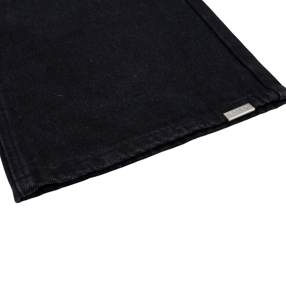 BANX x HEAD2SOLE - "The Collab No One Asked For" Wide Leg Denim Jeans - Black
