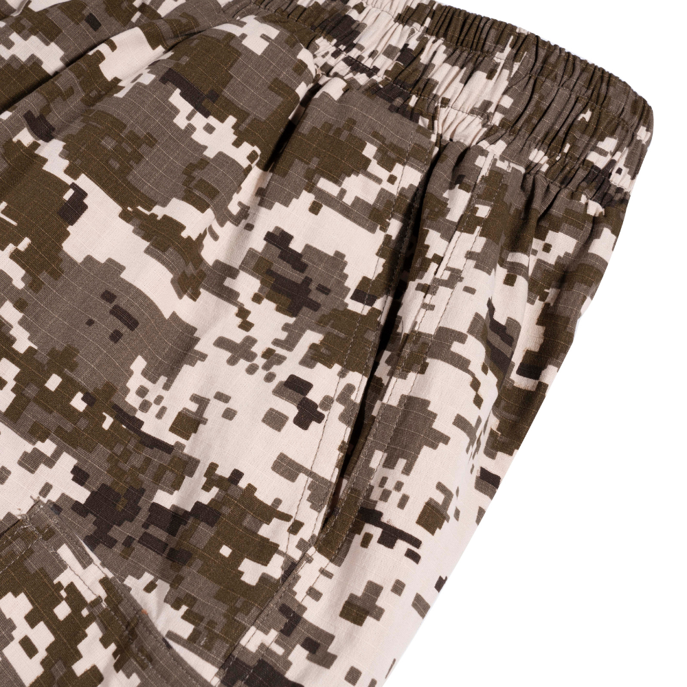 EBB - Camo Pixel Shorts - Brown Camo