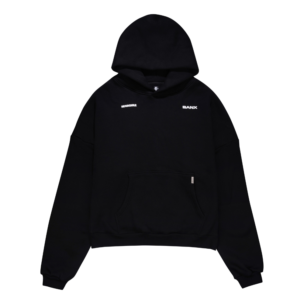 BANX x HEAD2SOLE - "The Collab No One Asked For" Oversized Hoodie - Black