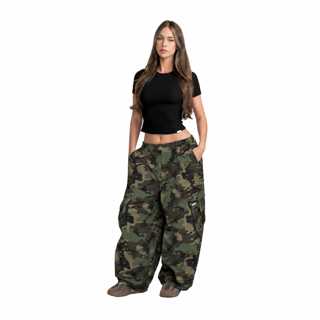 EBB - Balloon Cargo Pants - Camo