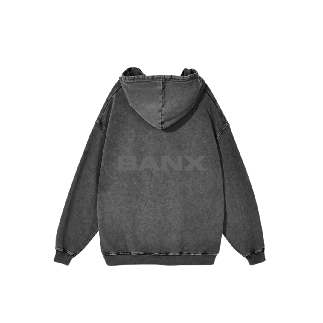 STAPLE LOGO Oversized Hoodie - Stone Washed