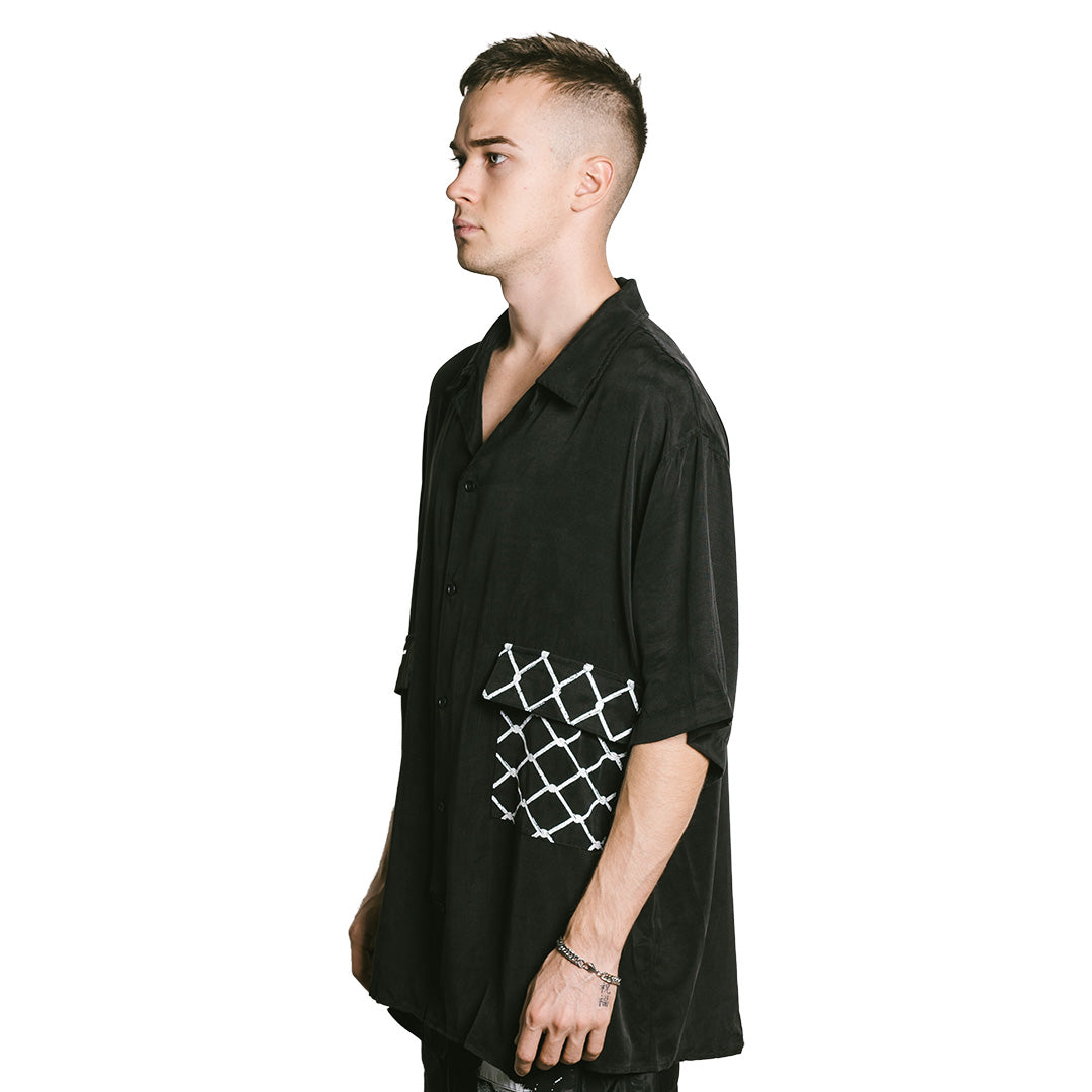 WIRED EYES Oversized Button Up