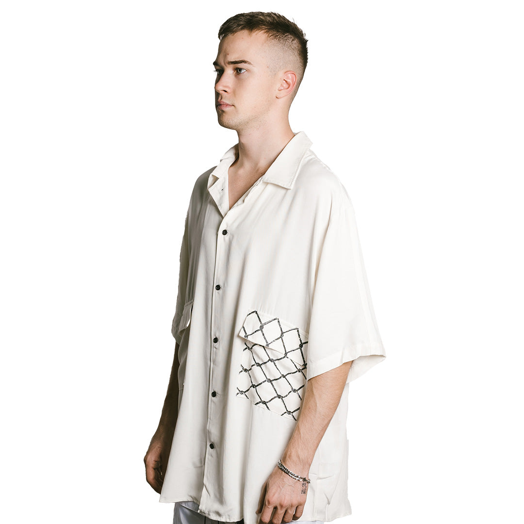 WIRED EYES Oversized Button Up