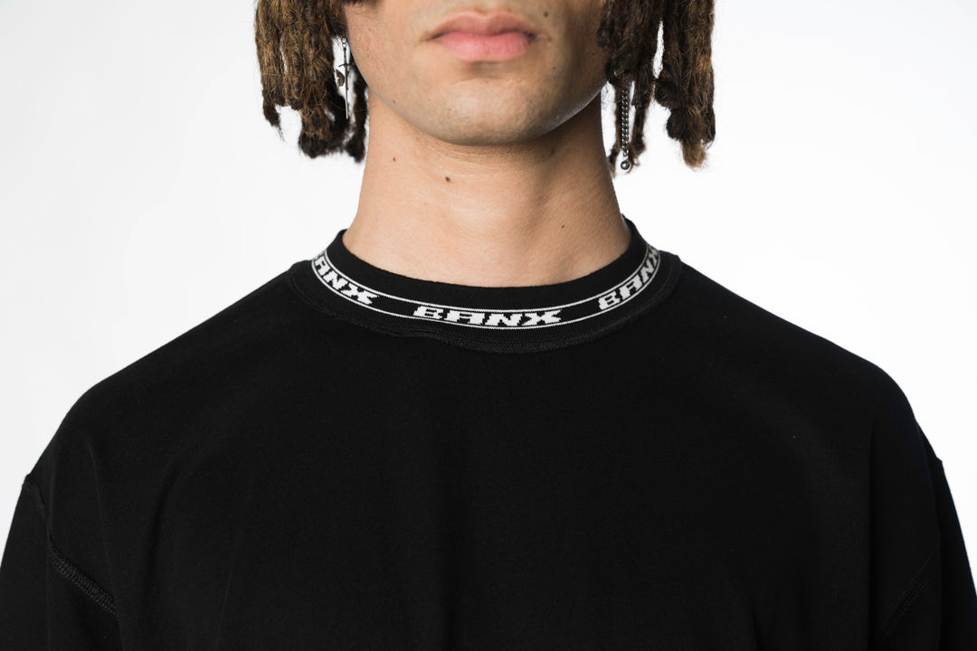 ATW PRIME Jacquard Collar Oversized Shirt