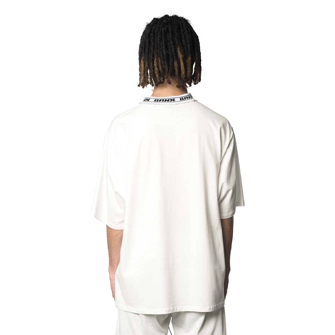 ATW PRIME Jacquard Collar Oversized Shirt