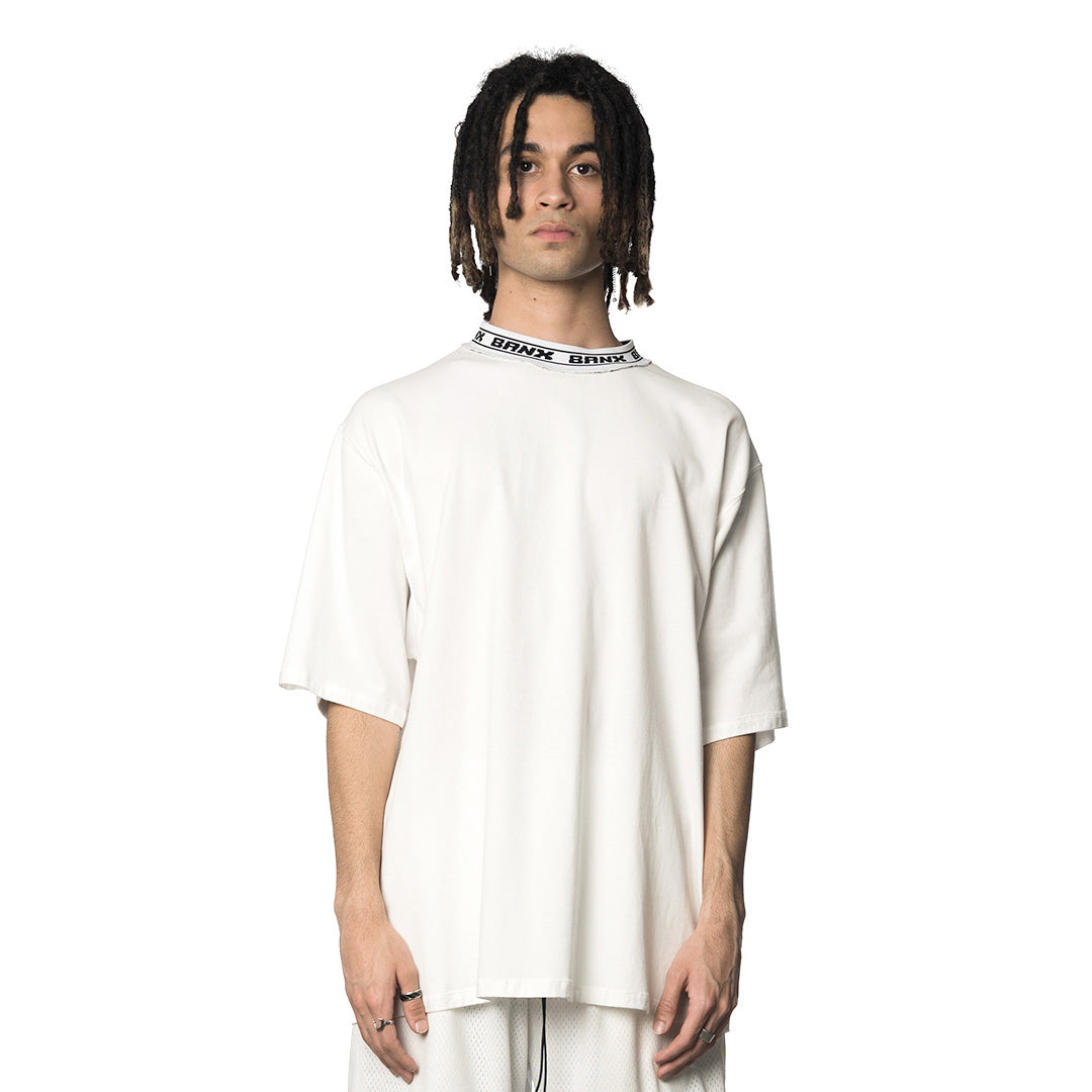 ATW PRIME Jacquard Collar Oversized Shirt