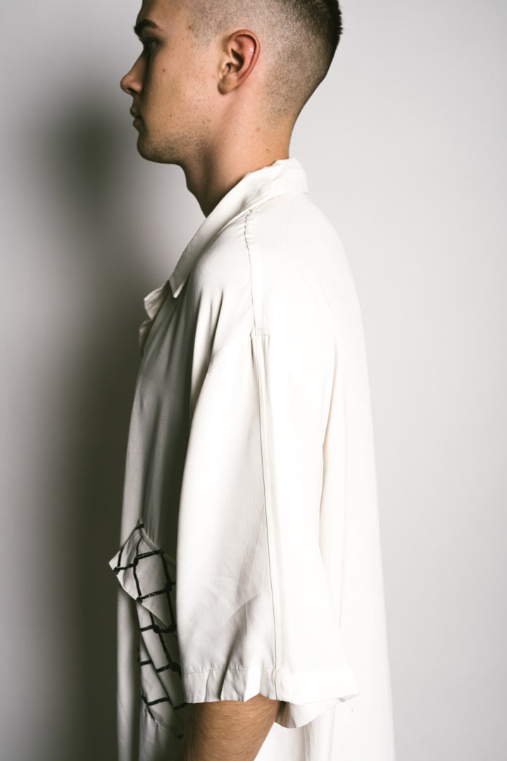 WIRED EYES Oversized Button Up