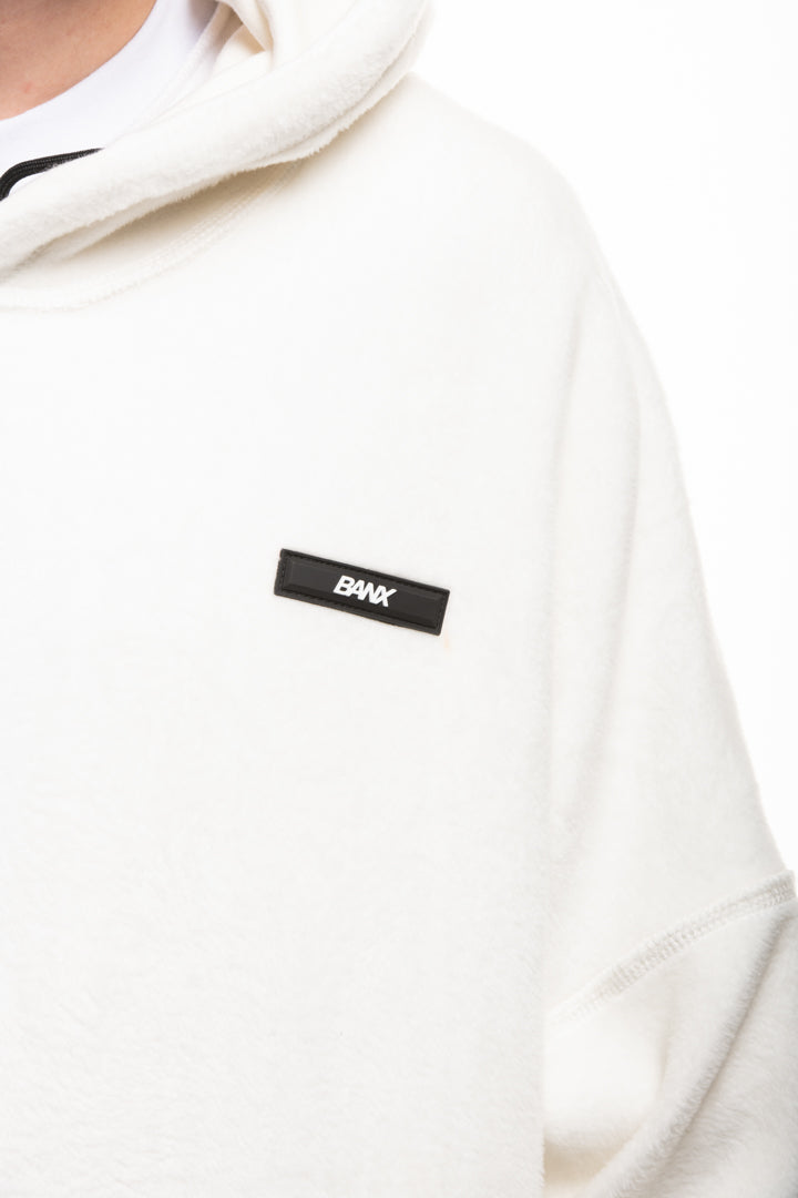 R-S REVERSIBLE HOODIE - WHITE
