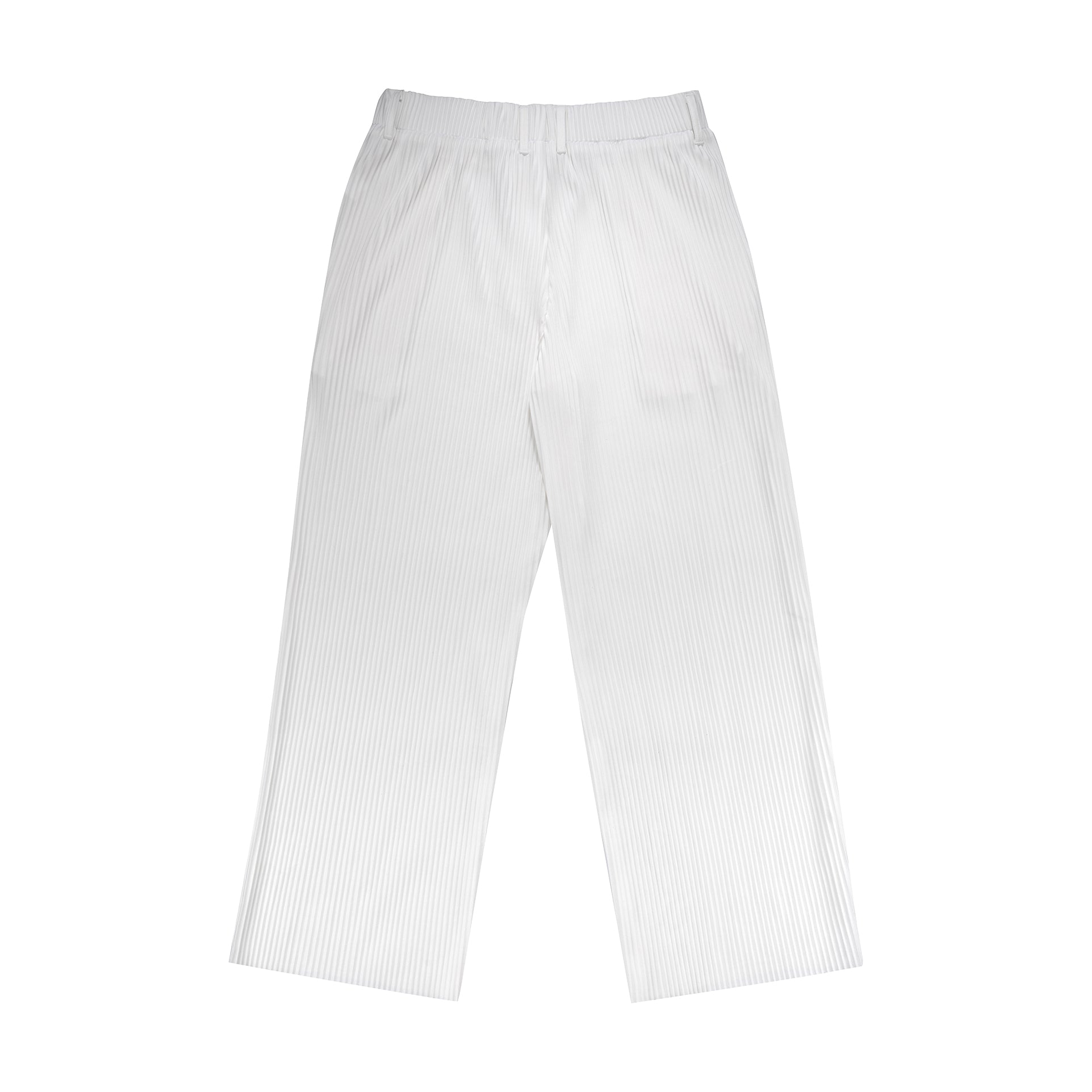 EBB - Signature Pleated Pants - Bone White