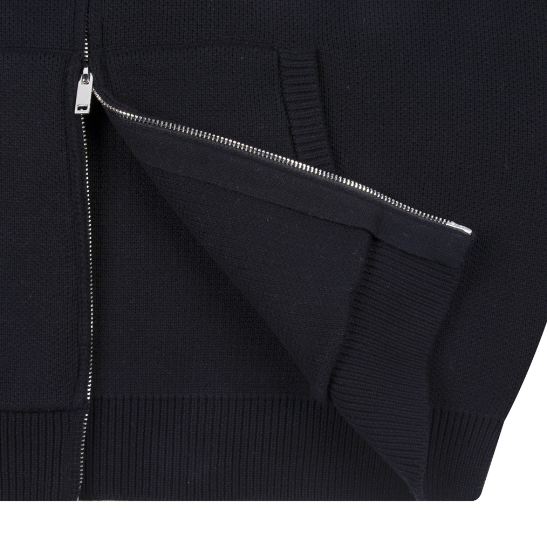 EBB - Knit Zip Hood - Carbon [PRE-ORDER ONLY]