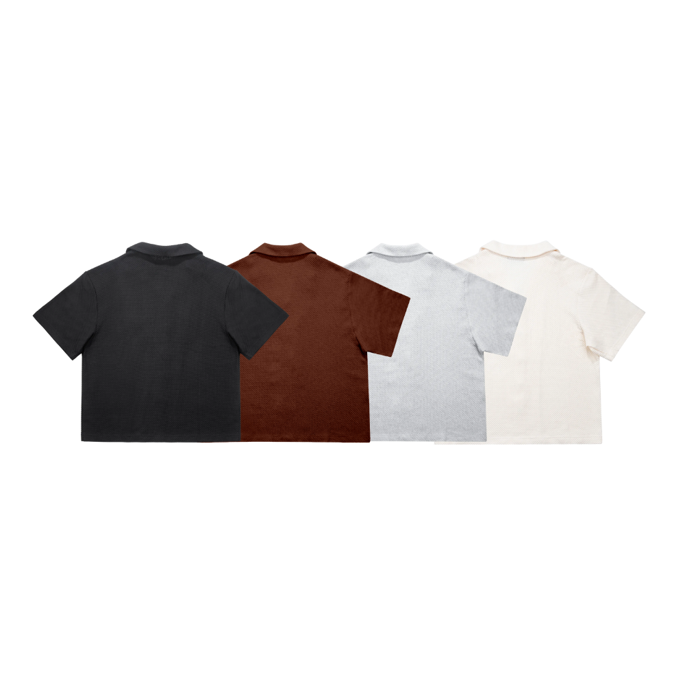 EBB - Signature Waffle Jersey Button Up - Colour Bundle