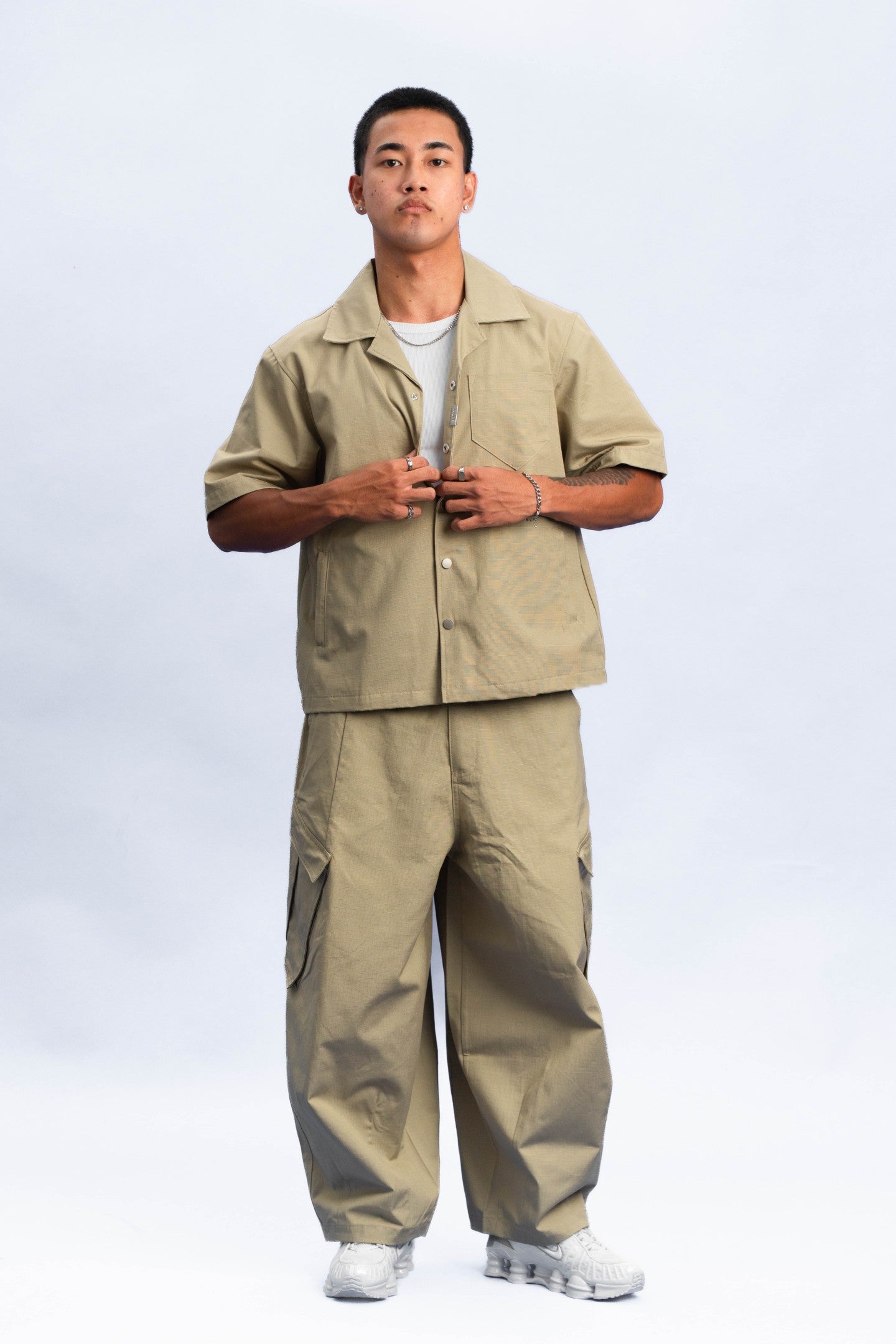 EBB - Balloon Cargo Pants - Khaki