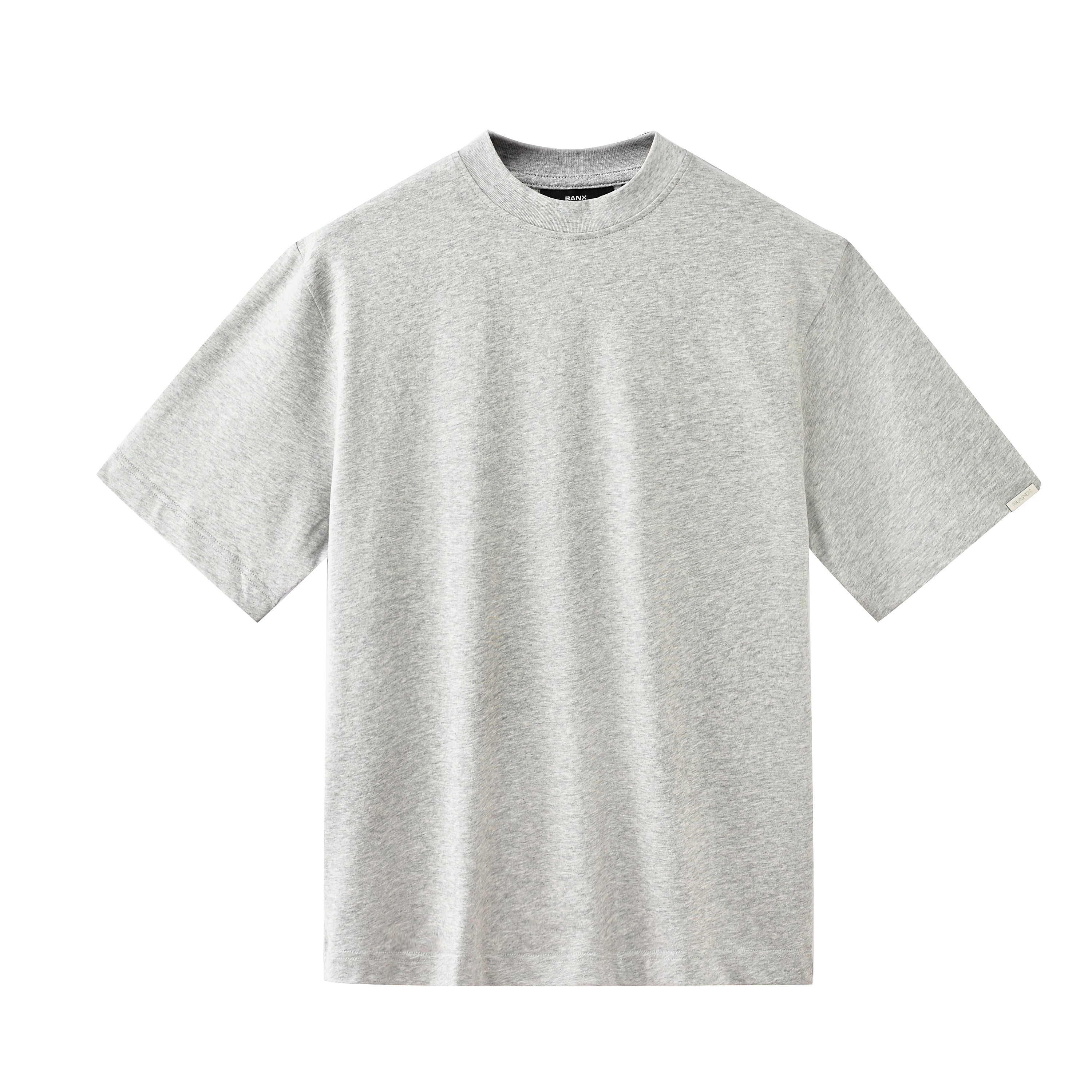 EBB - Signature Blank O/Sized Shirt - Heather Grey