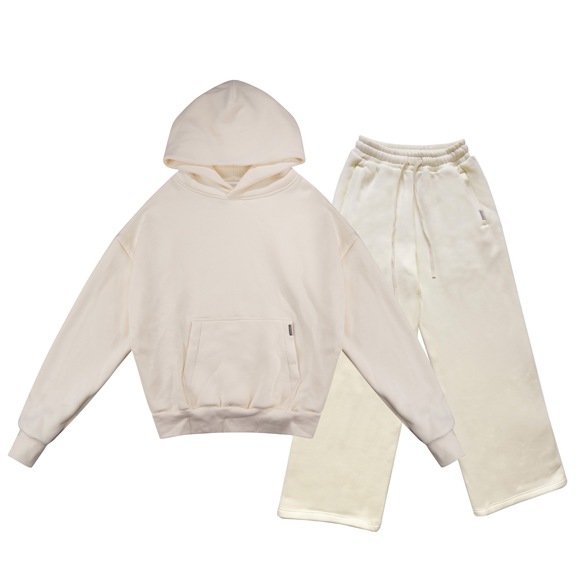 EBB - Signature Hoodie & Sweatpants Bundle - Bone White