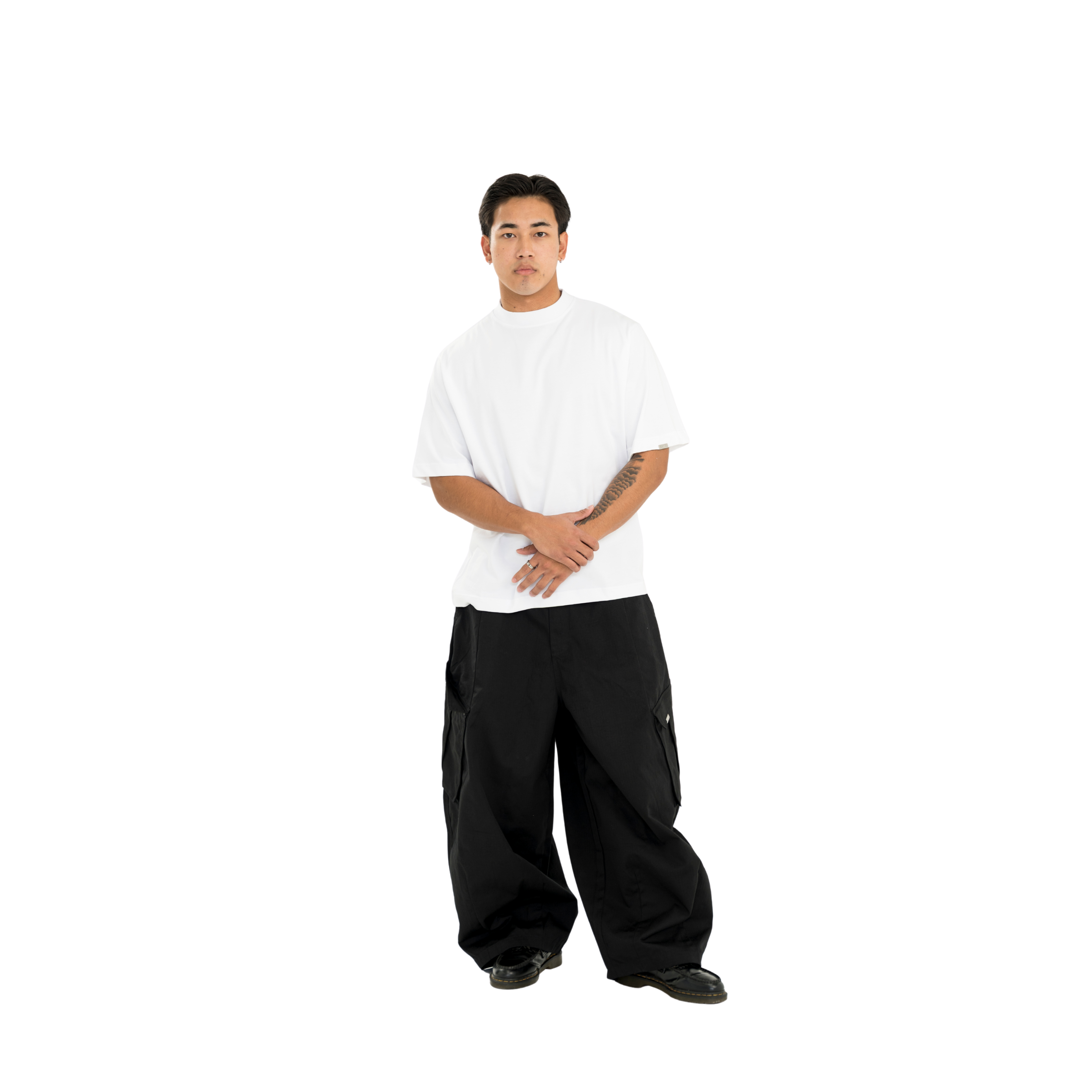 EBB - Signature Blank O/Sized Shirt - White