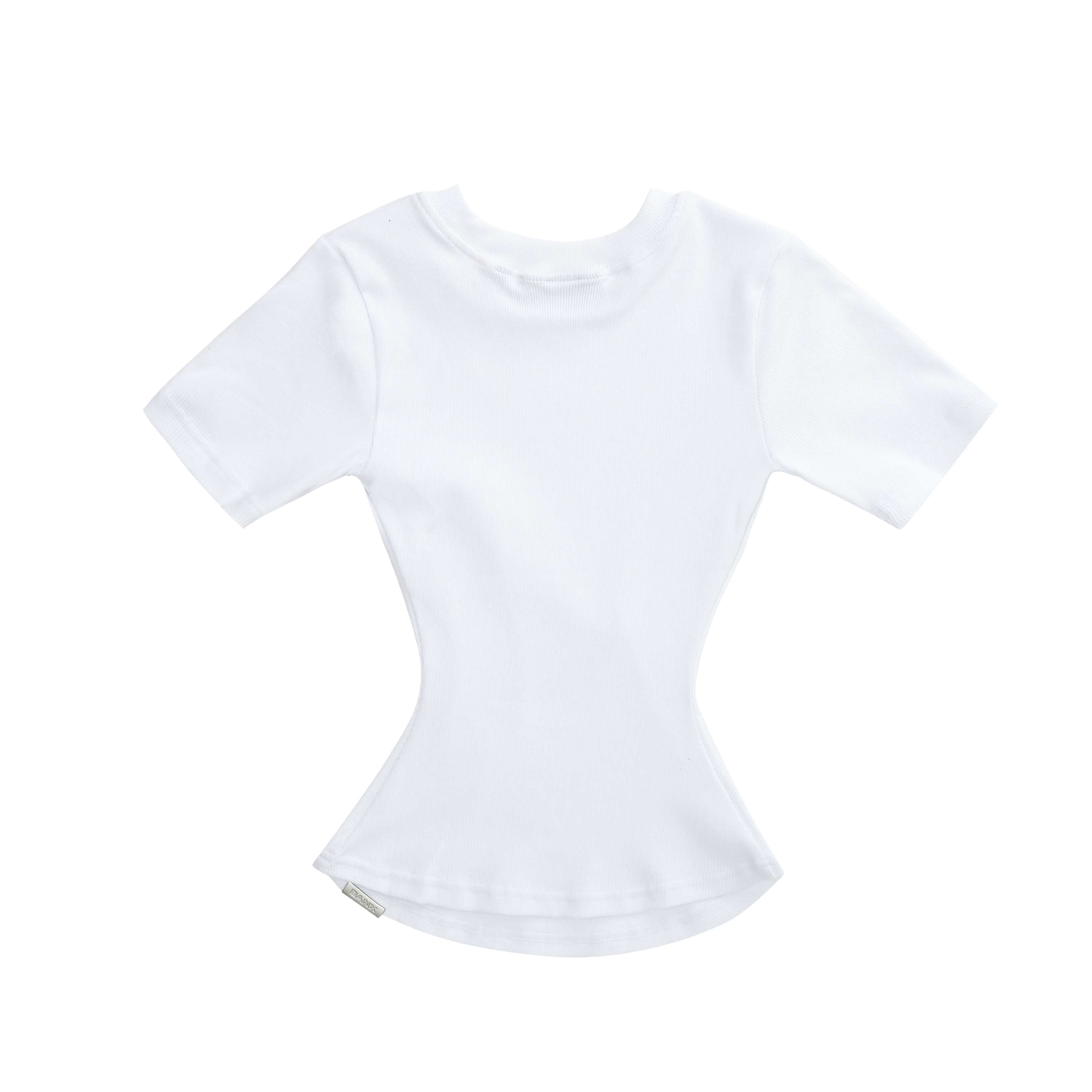 EBB - Ribbed Baby Tee - White