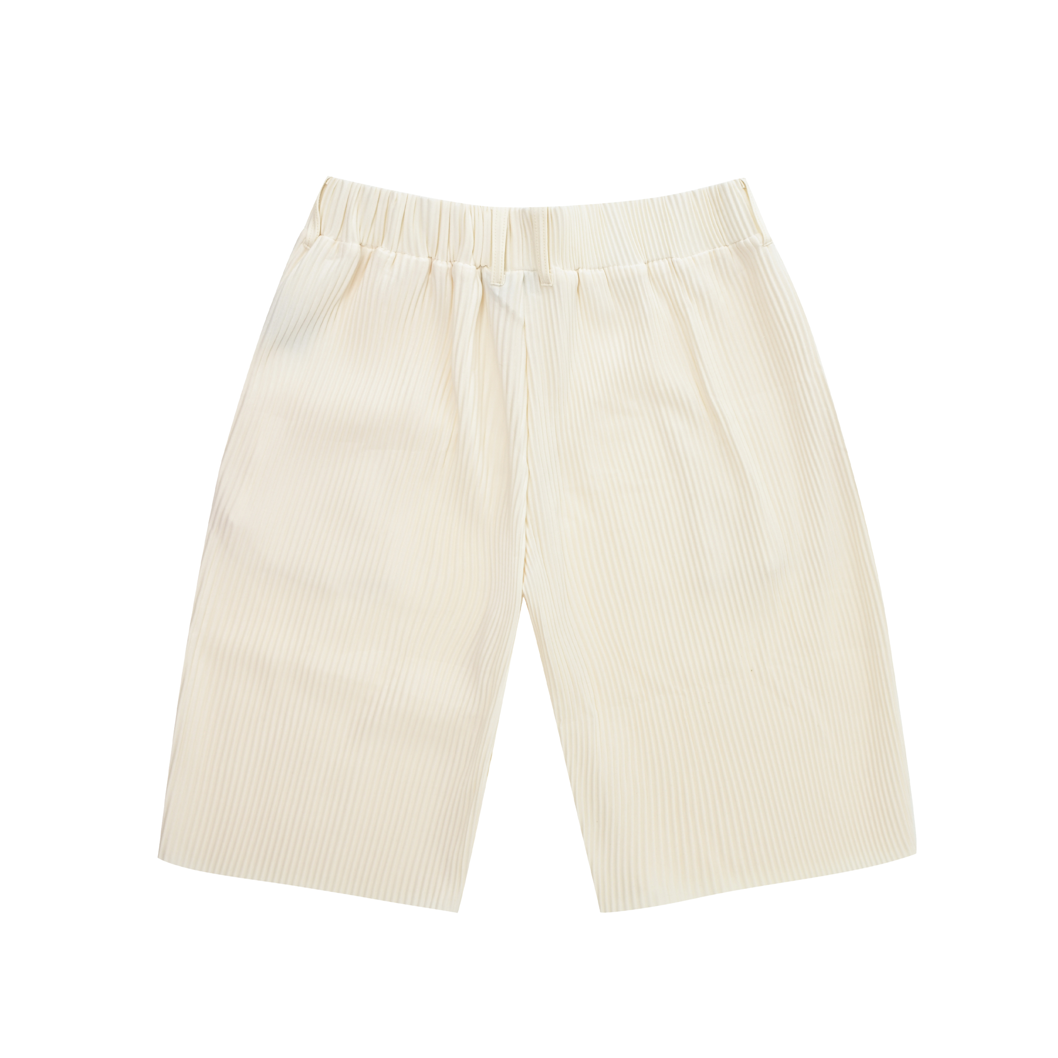EBB - Signature Pleated Shorts - Bone White