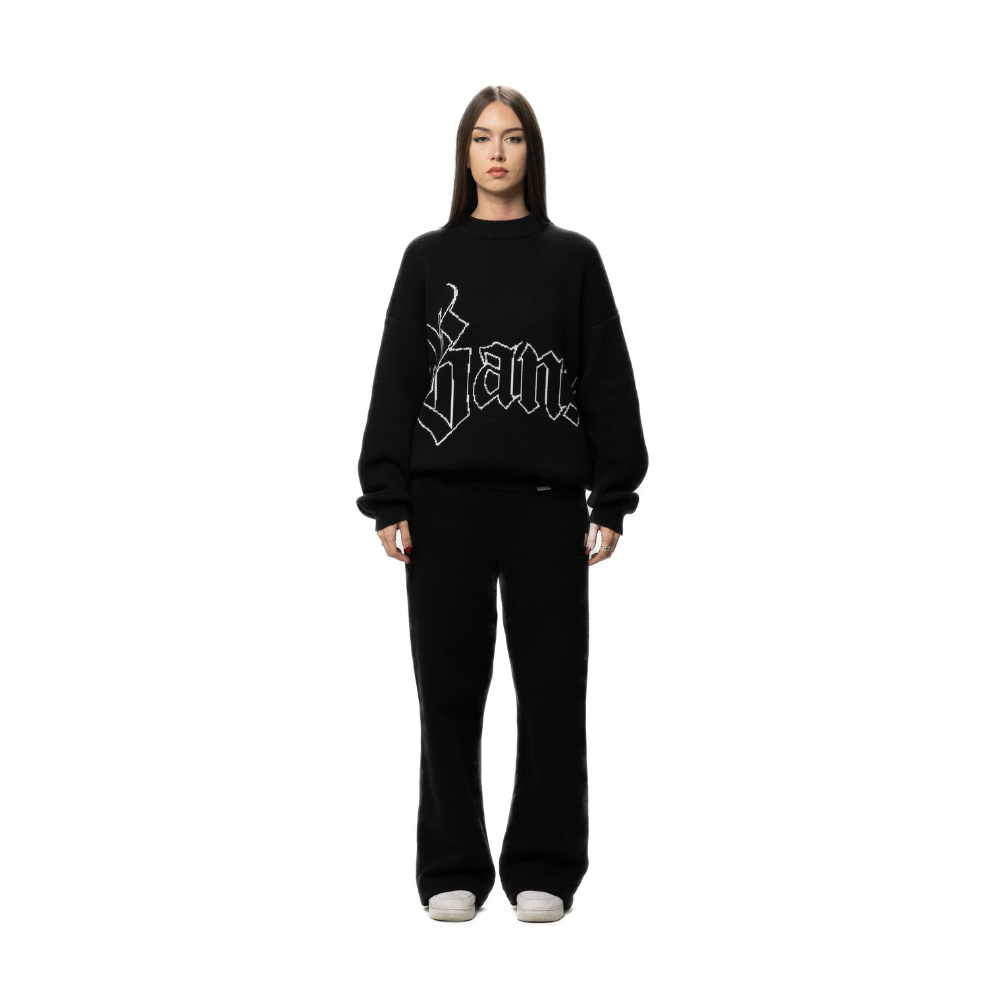 TEXTURA Oversized Knitwear v2 - Black