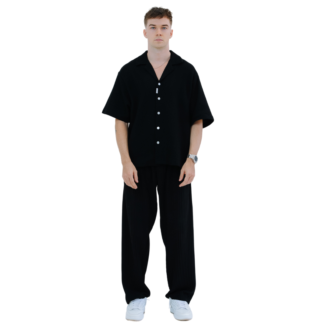 EBB - Signature Waffle Jersey Button Up - Colour Bundle