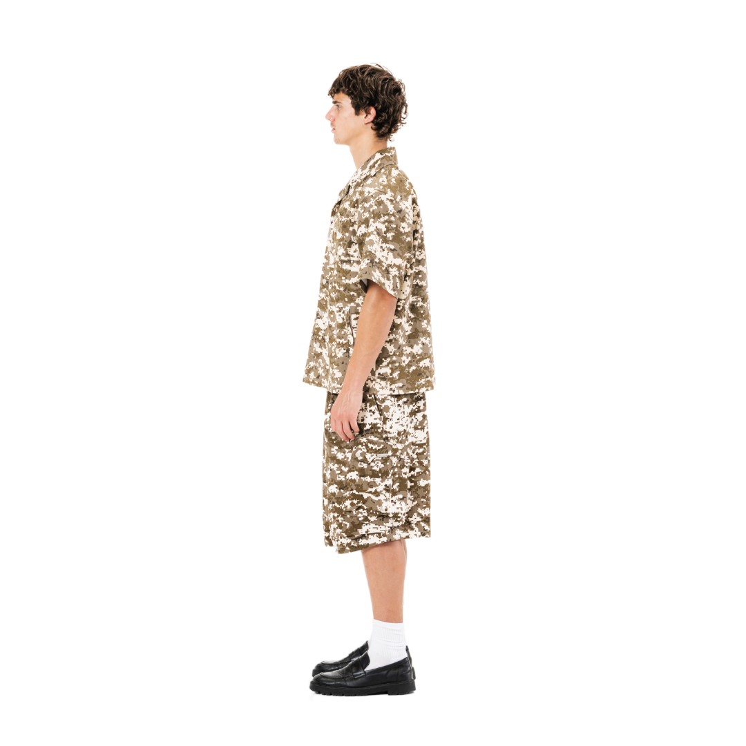 EBB - Camo Pixel Shorts - Brown Camo