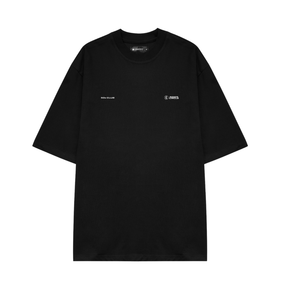 BANX x 50x Club x Inner Circle - "FU*K THE BANX" Oversized Shirt (White Print)
