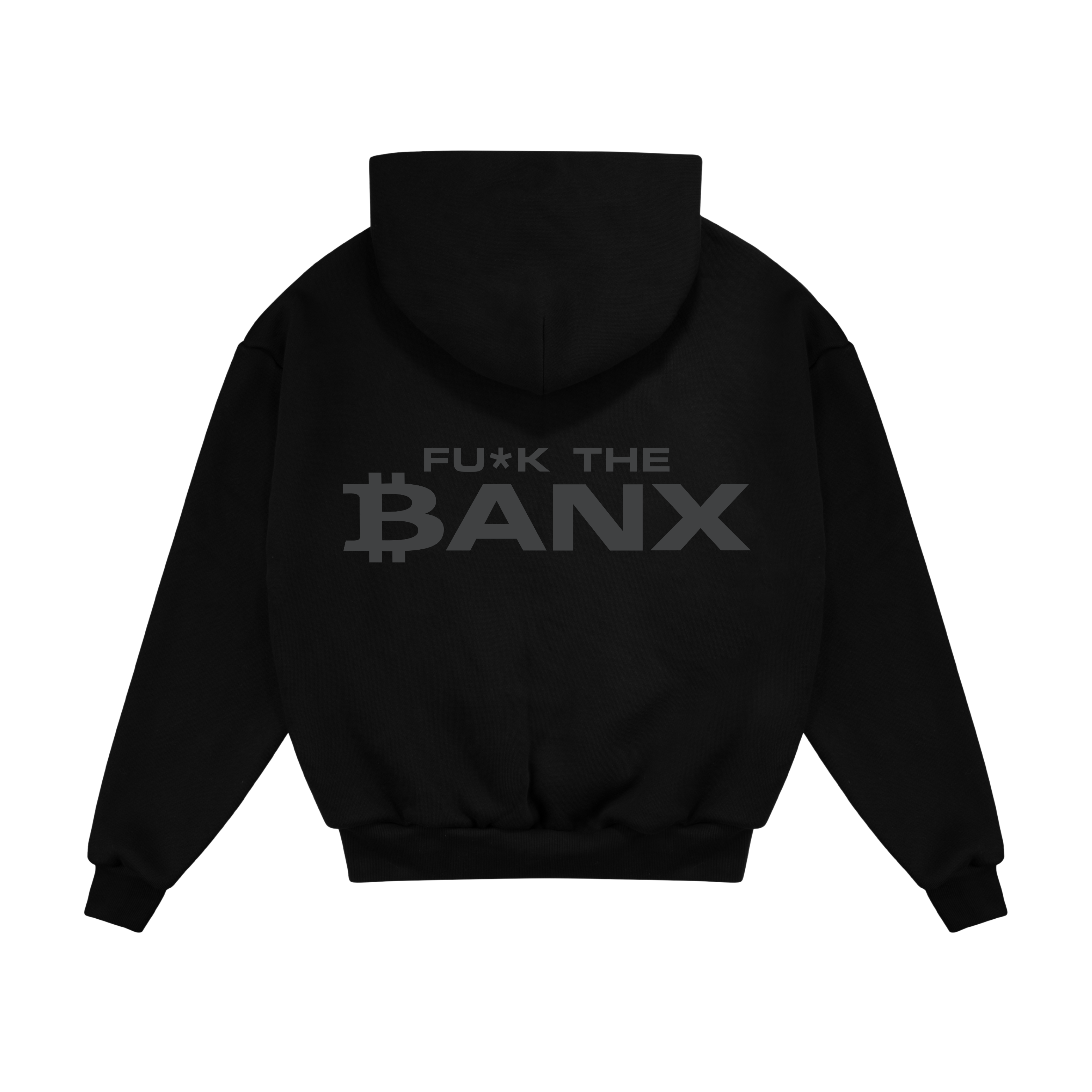 BANX x 50x Club x Inner Circle - "FU*K THE BANX" Oversized Hoodie