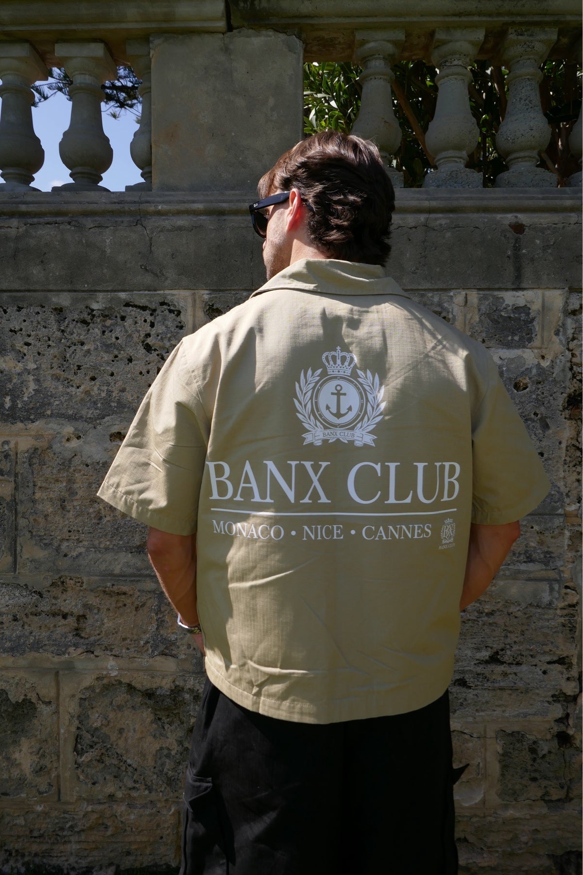 BANX CLUB Utility Button Up - Khaki [COMING SOON]