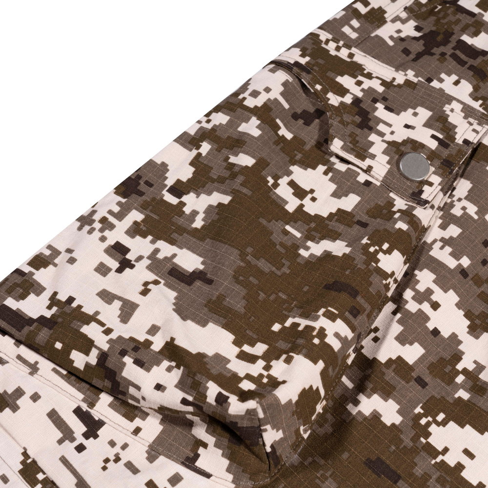 EBB - Camo Pixel Shorts - Brown Camo