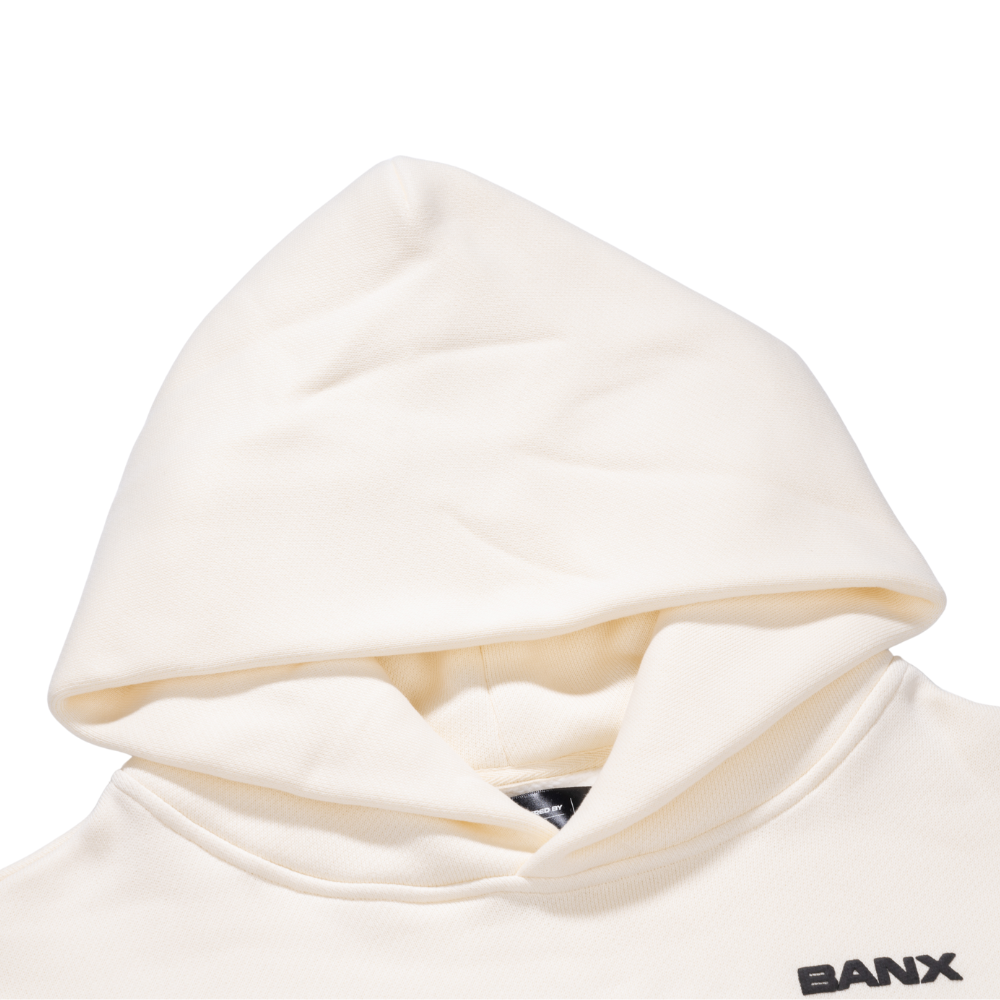 BANX x HEAD2SOLE - "The Collab No One Asked For" Oversized Hoodie - Bone White