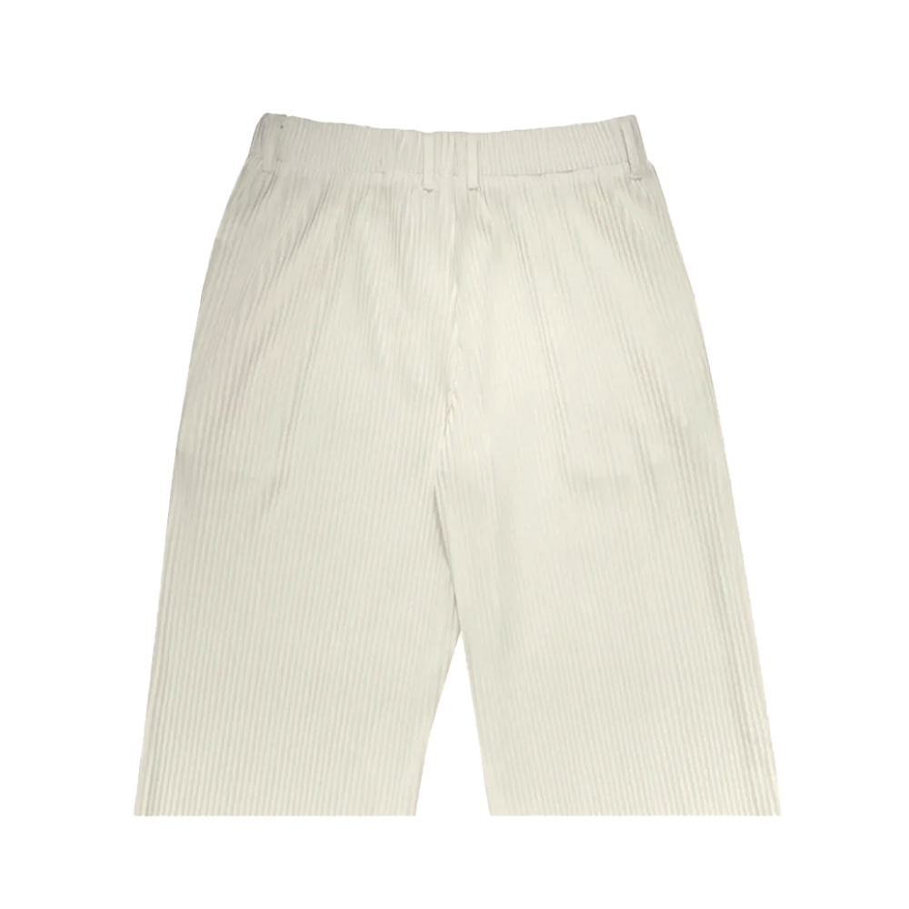 EBB - Signature Pleated Shorts - Bone White