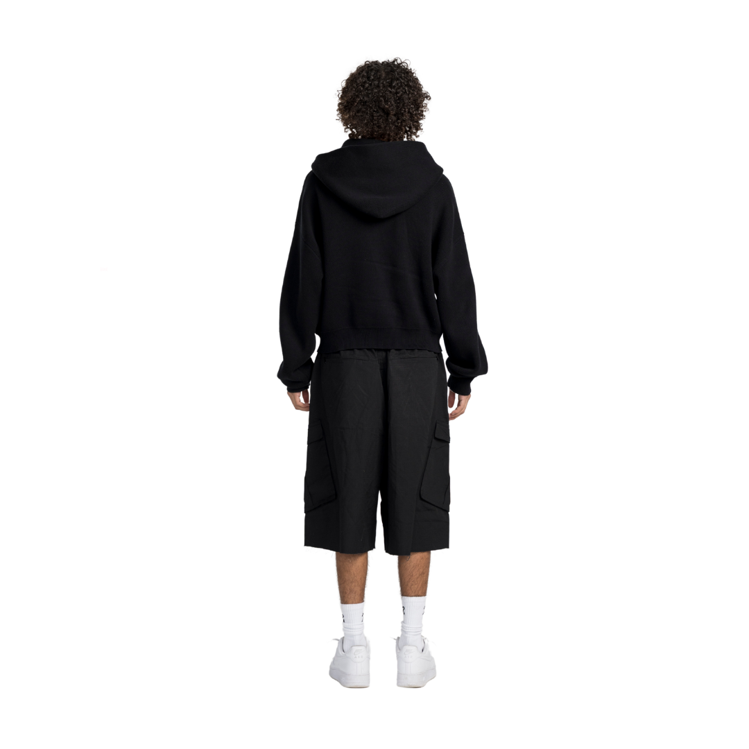 EBB - Knit Zip Hood - Carbon [NOTIFY ME]