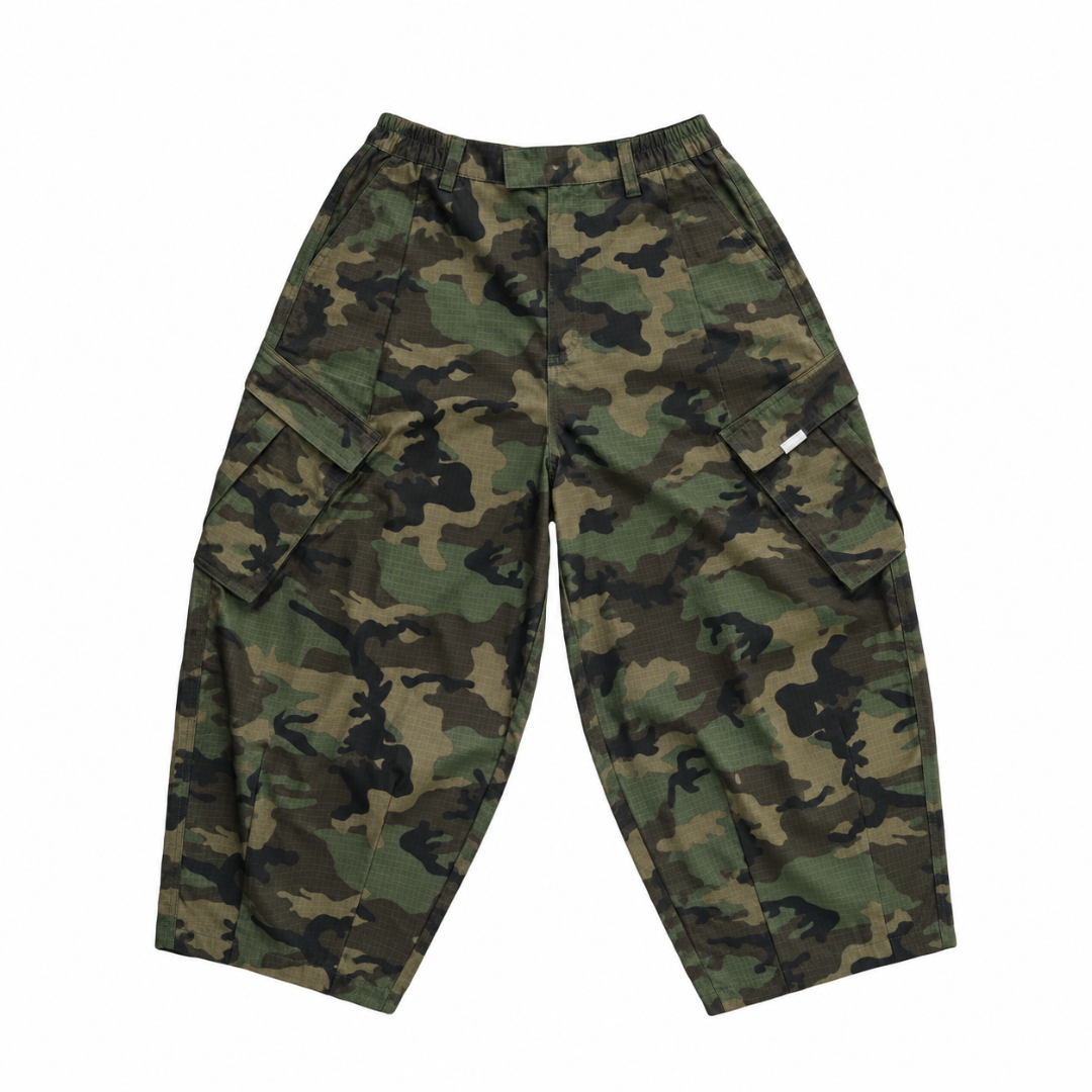 EBB - Balloon Cargo Pants - Camo