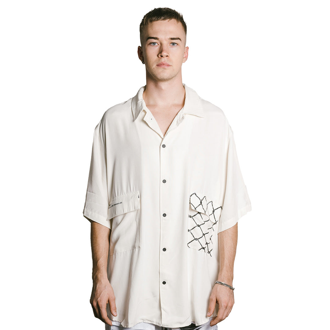 WIRED EYES Oversized Button Up