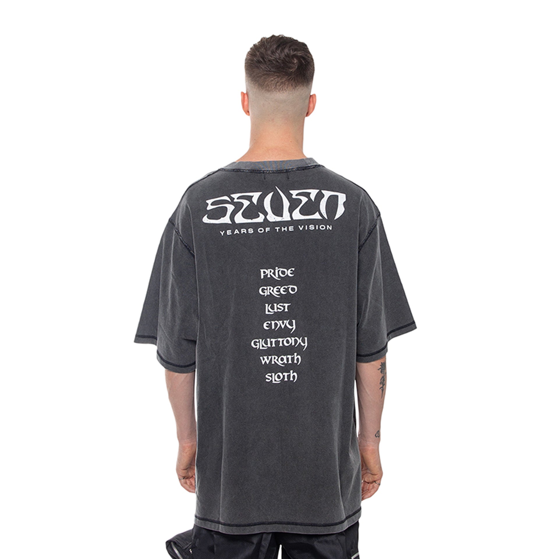"SEVEN YEARS OF THE VISION" Oversized Shirt