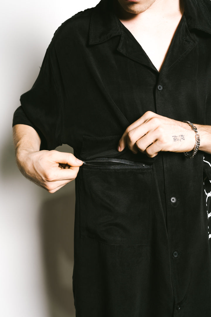 WIRED EYES Oversized Button Up