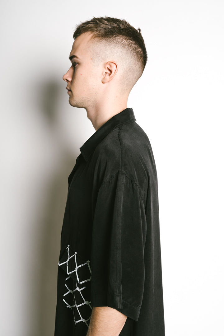 WIRED EYES Oversized Button Up