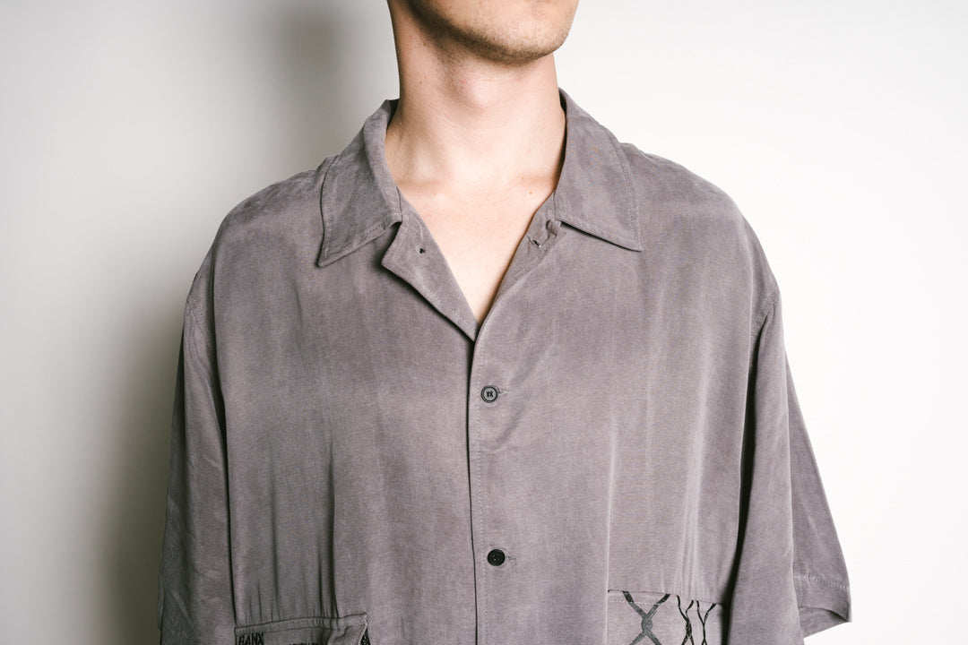 WIRED EYES Oversized Button Up