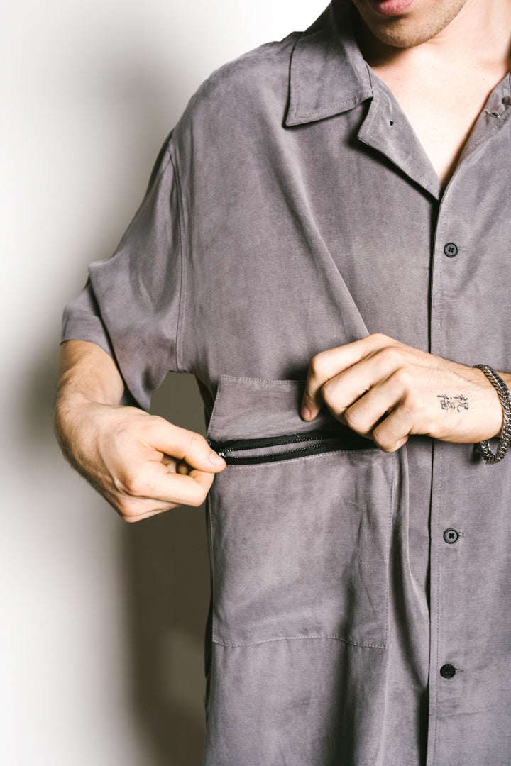 WIRED EYES Oversized Button Up